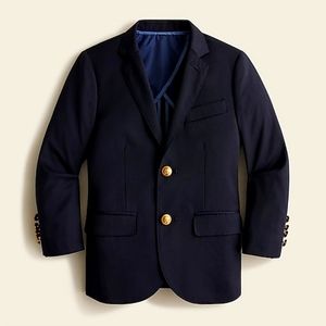 Boys JCrew Lulow Blazer Two Button Navy